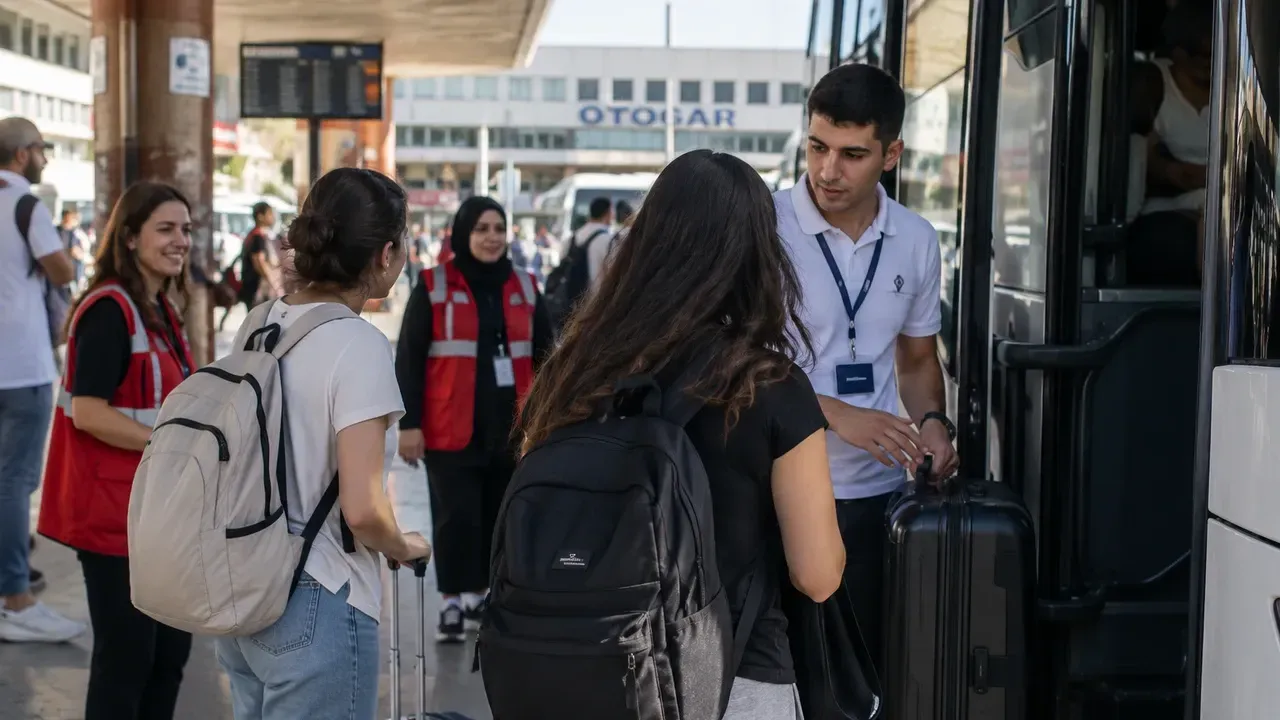 Gaziantep’te öğrencinin yükünü Büyükşehir aldı
