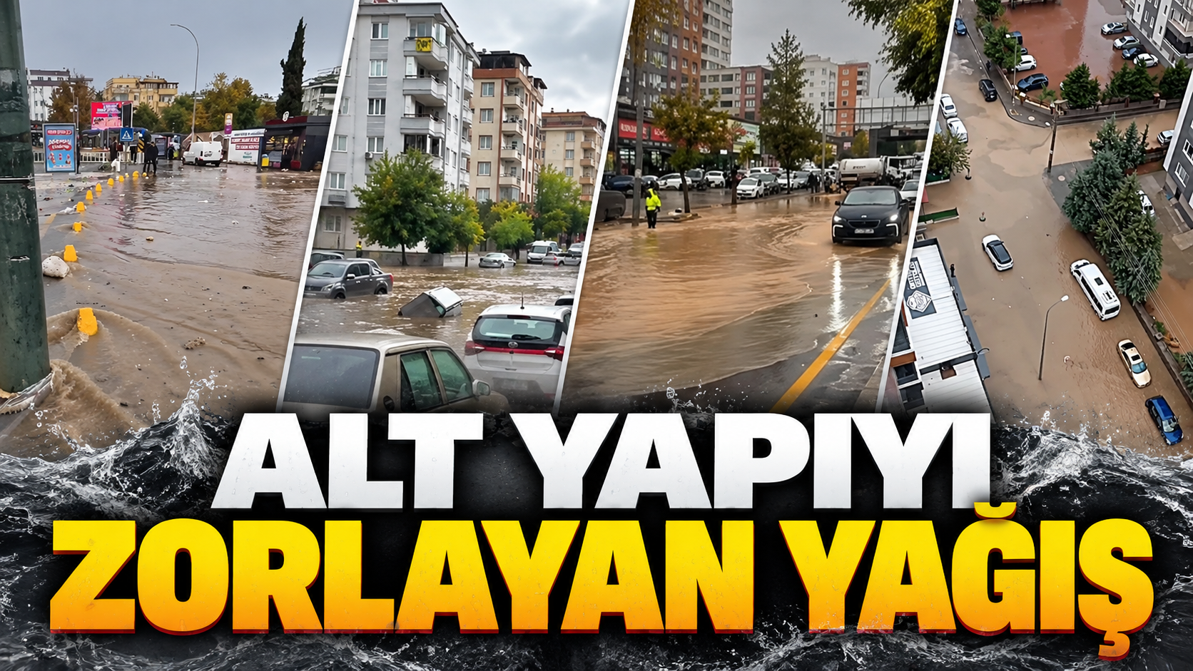 Alt yapıyı zorlayan yağış