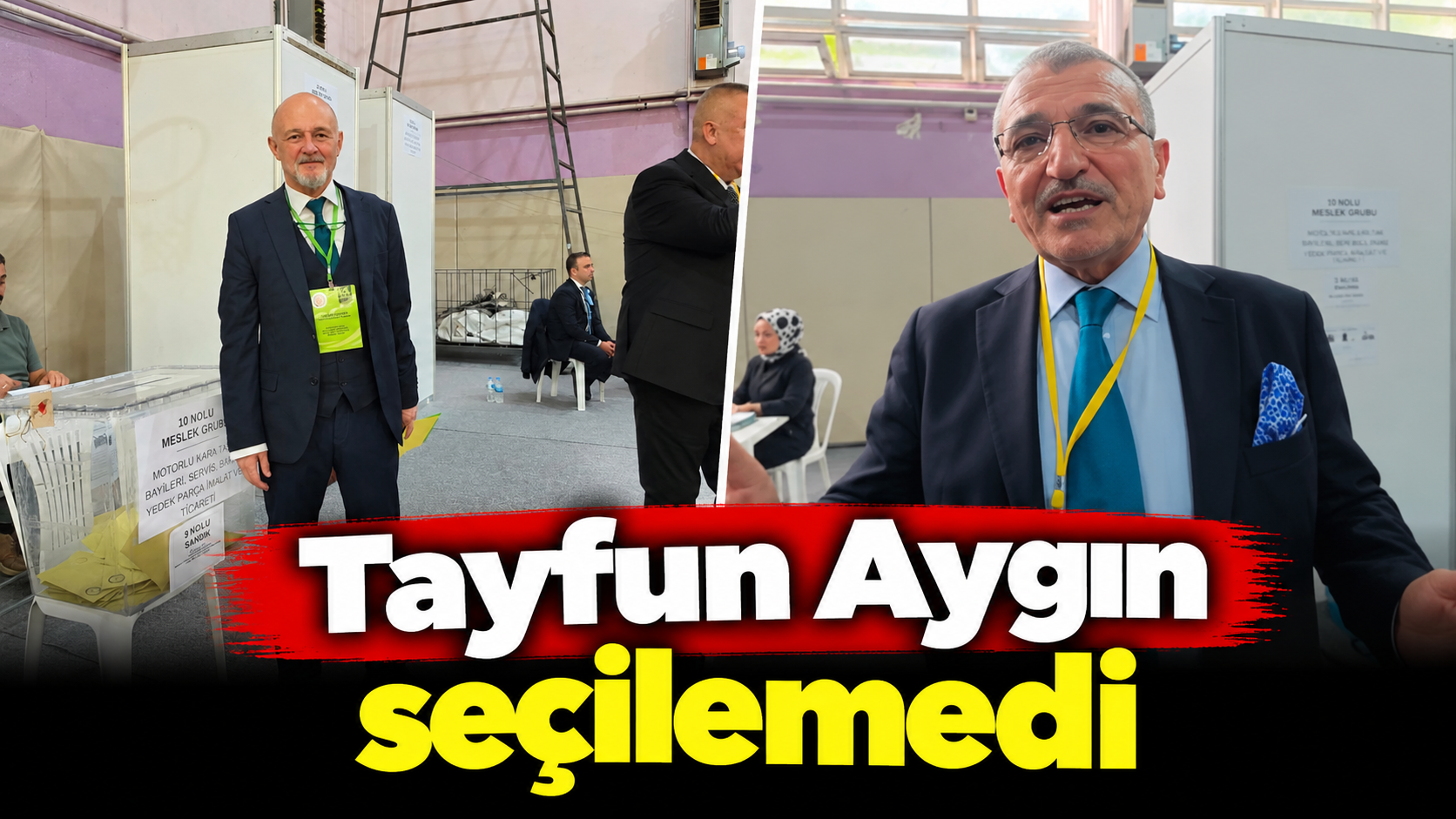 Tayfun Aygın seçilemedi
