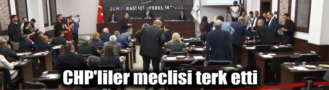 CHP'liler meclisi terk etti