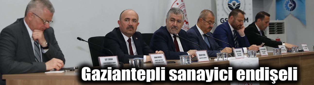 Gaziantepli sanayici endişeli