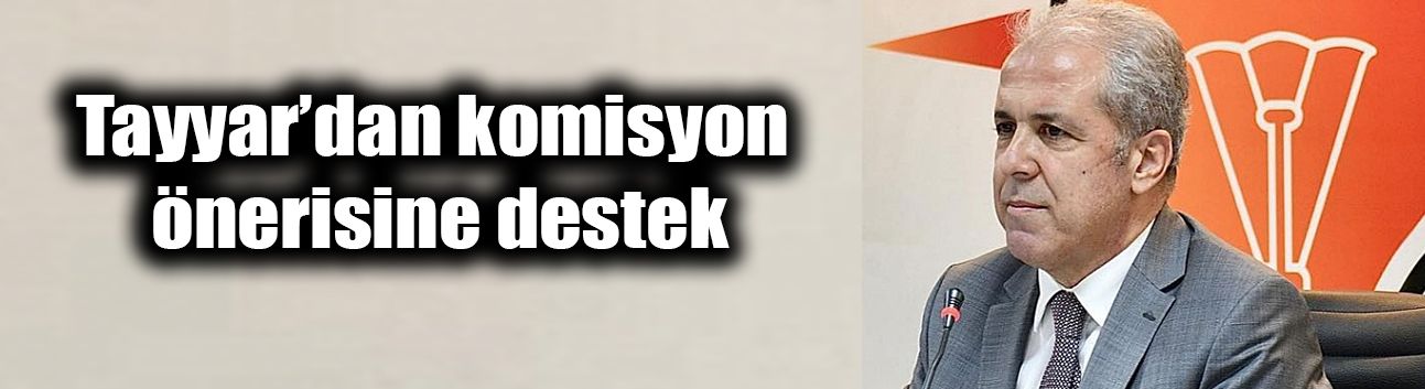 Tayyar’dan komisyon önerisine destek