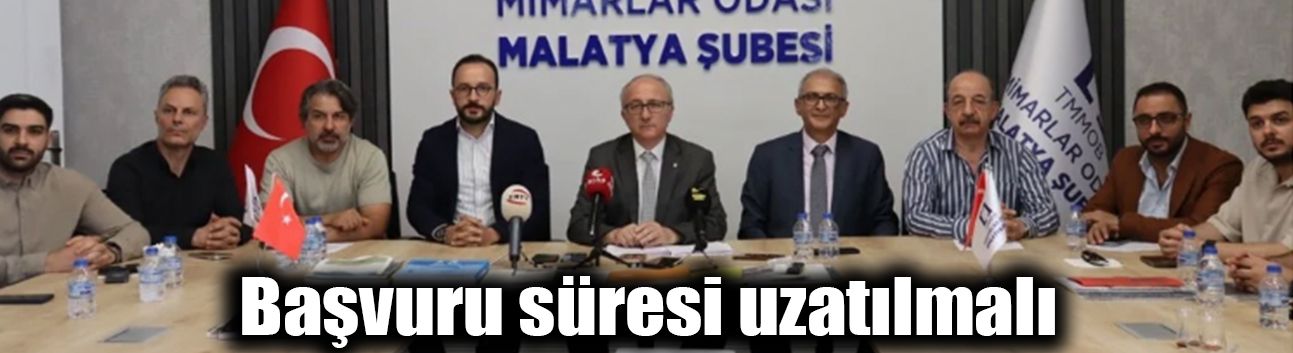 Başvuru süresi uzatılmalı