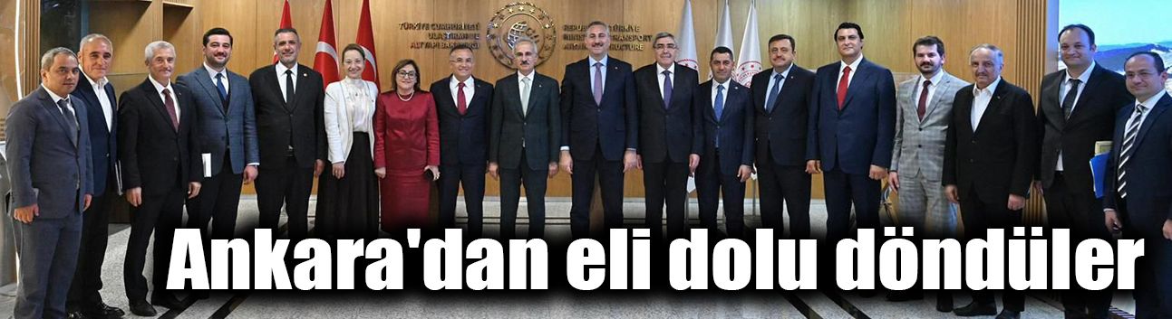Ankara'dan eli dolu döndüler