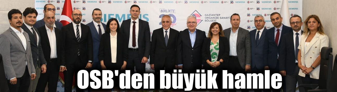 OSB'den büyük hamle