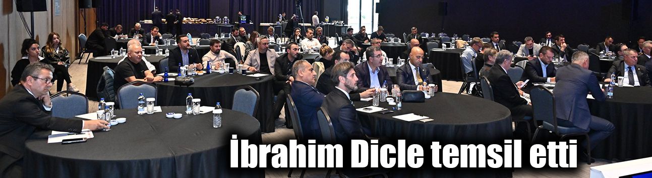İbrahim Dicle temsil etti